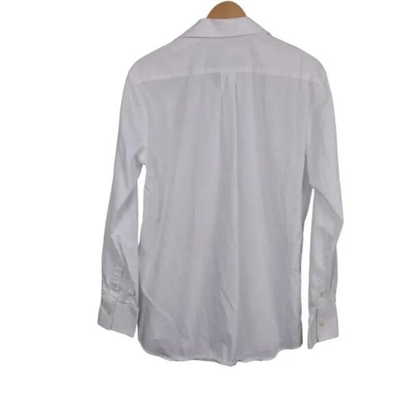 Michael Michael Kors White Button Down Dress Shirt Cotton Size 16 - Picture 5 of 10